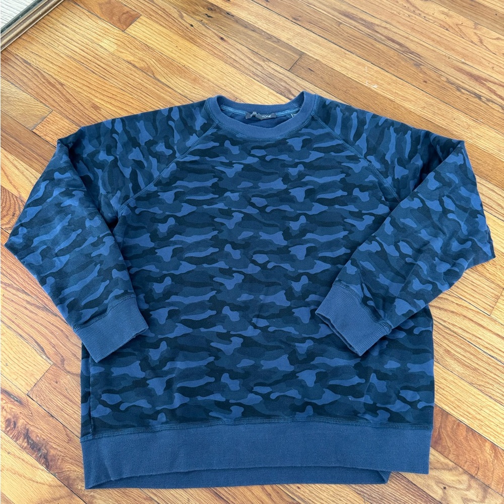 Men's Blue Camouflage Sweater